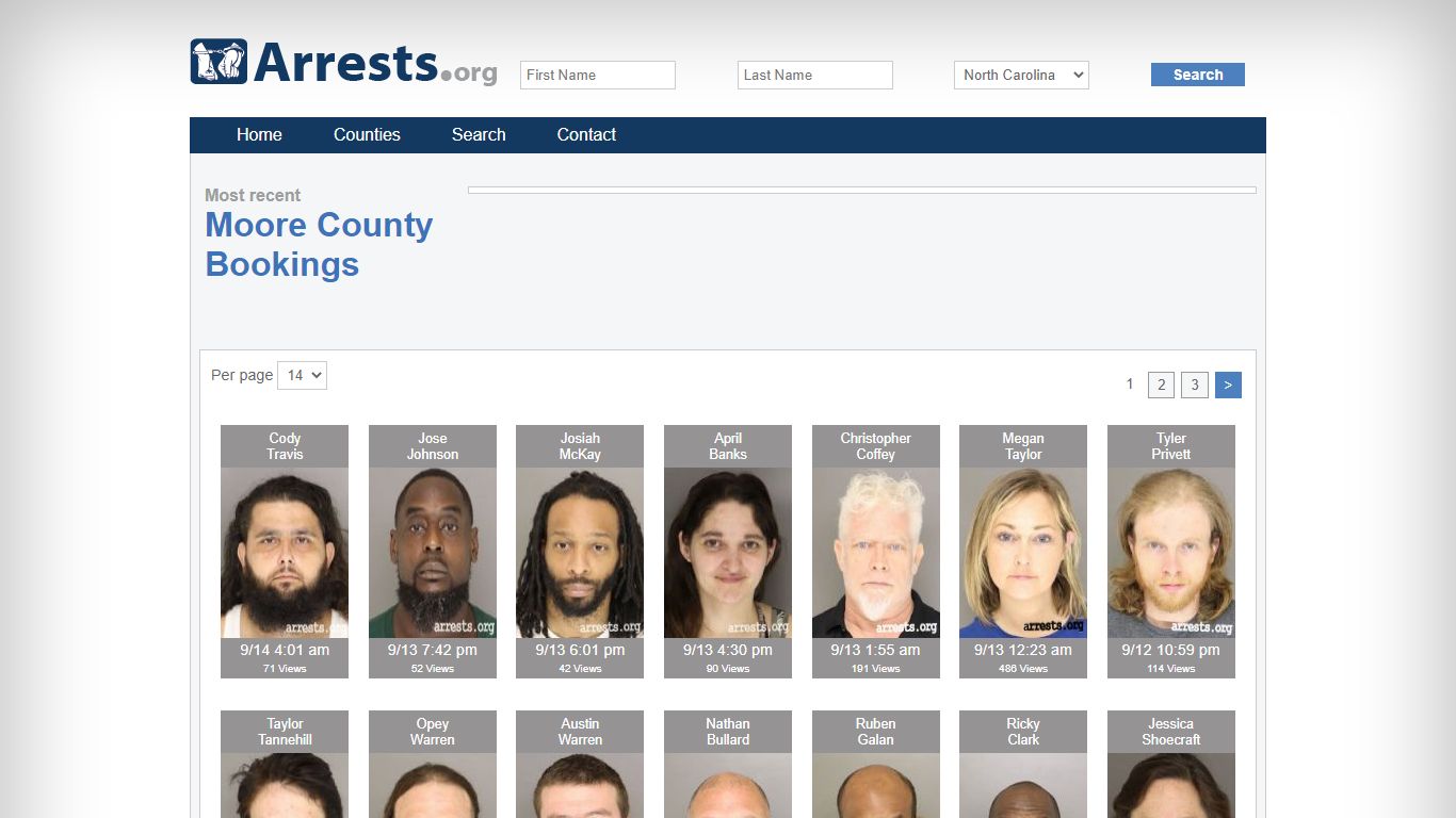 Moore County Arrests and Inmate Search